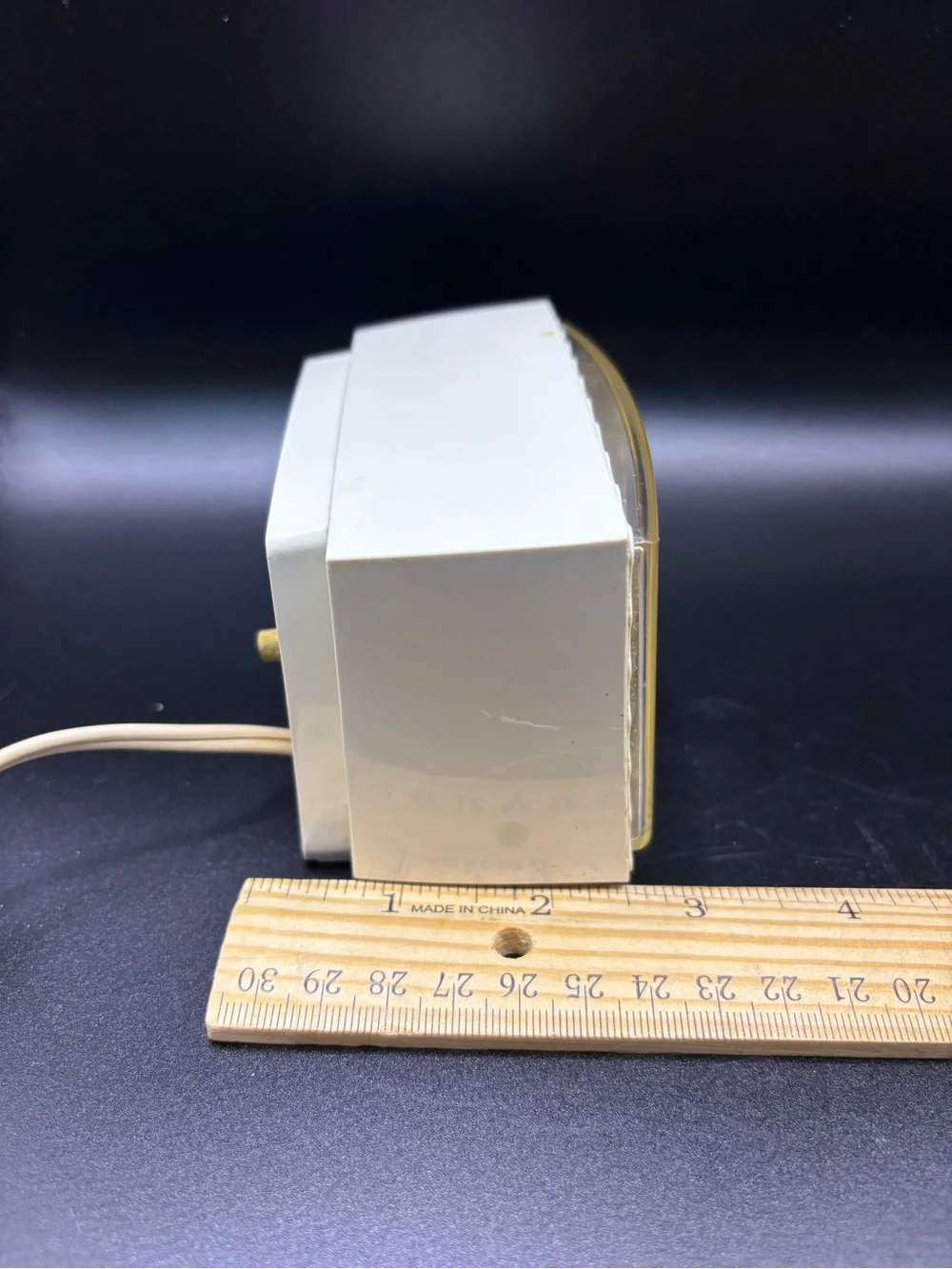 General Electric Gold-Tone Electric Wall/Desk Clock - Gold Face